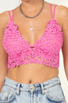 LEAN ON ME LACE CROPPED CAMI TOP