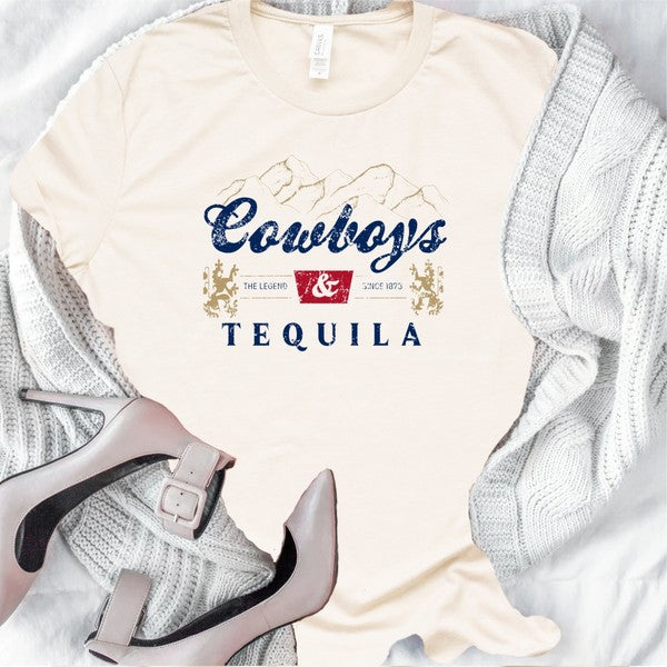 Tequila and Cowboys Graphic Tee